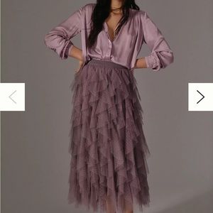 Anthropologie Tulle Maeve skirt (xxs)